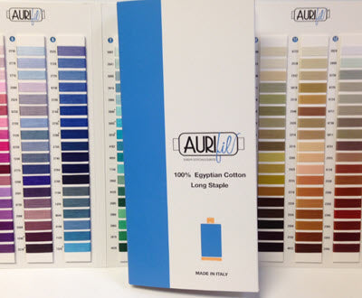 Aurifil Cotton Thread Colour Card