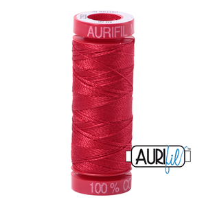 Dark Red Orange Aurifil Cotton Thread (2255)