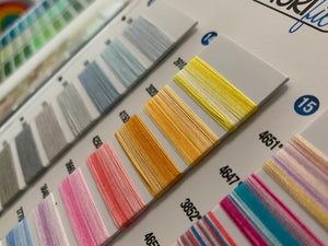 Aurifil Cotton Thread Colour Card