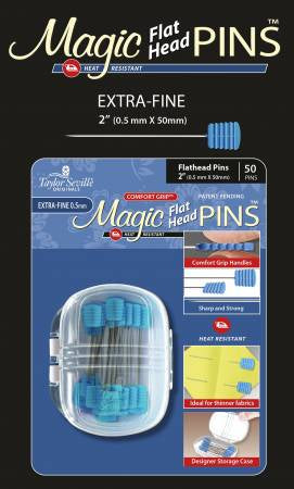 Flat Head Extra Fine Pins -Taylor Seville Magic Pins