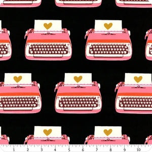 Darlings Typewriter Black (FQ)- Collaborative Collection RSS