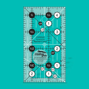 Ruler 2 1/2” x 4 1/2” Rectangle - Creative Grids