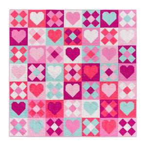 Be Mine Quilt Pattern - Pen and Paper Patterns