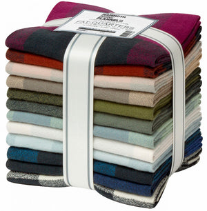 Mammoth Organic Flannel New Colours of Summer - Fat Quarter Bundle