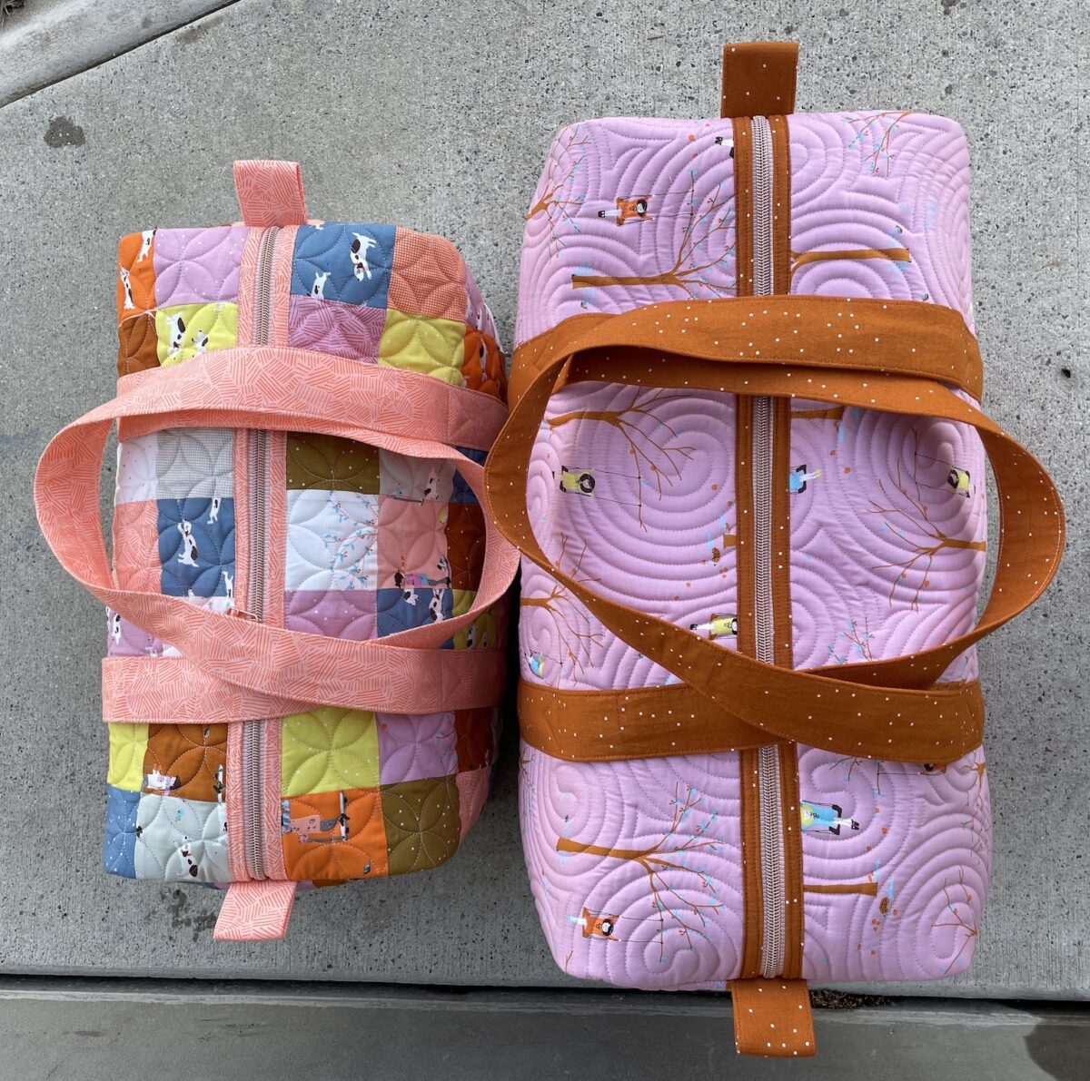 Mini Patchwork Duffle Pattern - Knot and Thread Design – Rainbow Stash