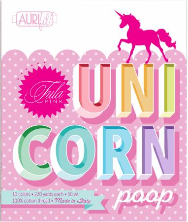 Aurifil Boxed Set - Unicorn Poop Thread 10 x Small Spools