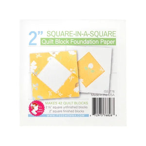 Square in a Square 2 Inch Foundation Paper - It’s Sew Emma