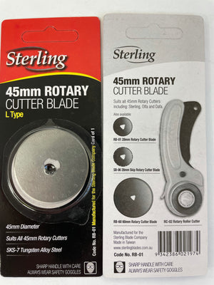 Rotary Cutting Blade 45mm Sterling