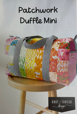 Mini Patchwork Duffle Pattern - Knot and Thread Design