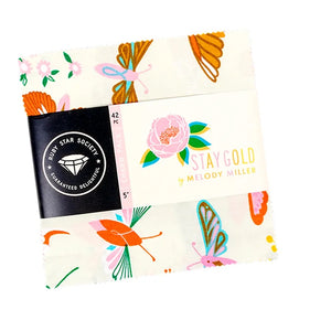 Stay Gold 5” Charm Square Pack -  Melody Miller for RSS