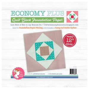 Economy Plus Block 12 Inch Foundation Paper - It’s Sew Emma