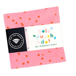 Hole Punch Dots 5” Charm Square Pack -  Kimberly Kight for RSS
