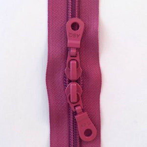 Zipper 30” Magenta Haze Double Pull - ABQ Designs