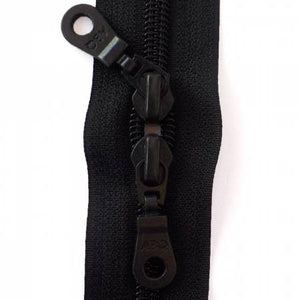 Zipper 30” Jet Black Double Pull - ABQ Designs