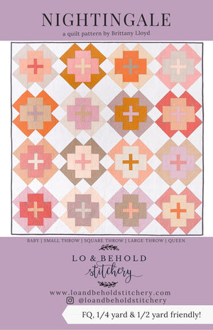 Nightingale Quilt Pattern - Lo and Behold Stitchery