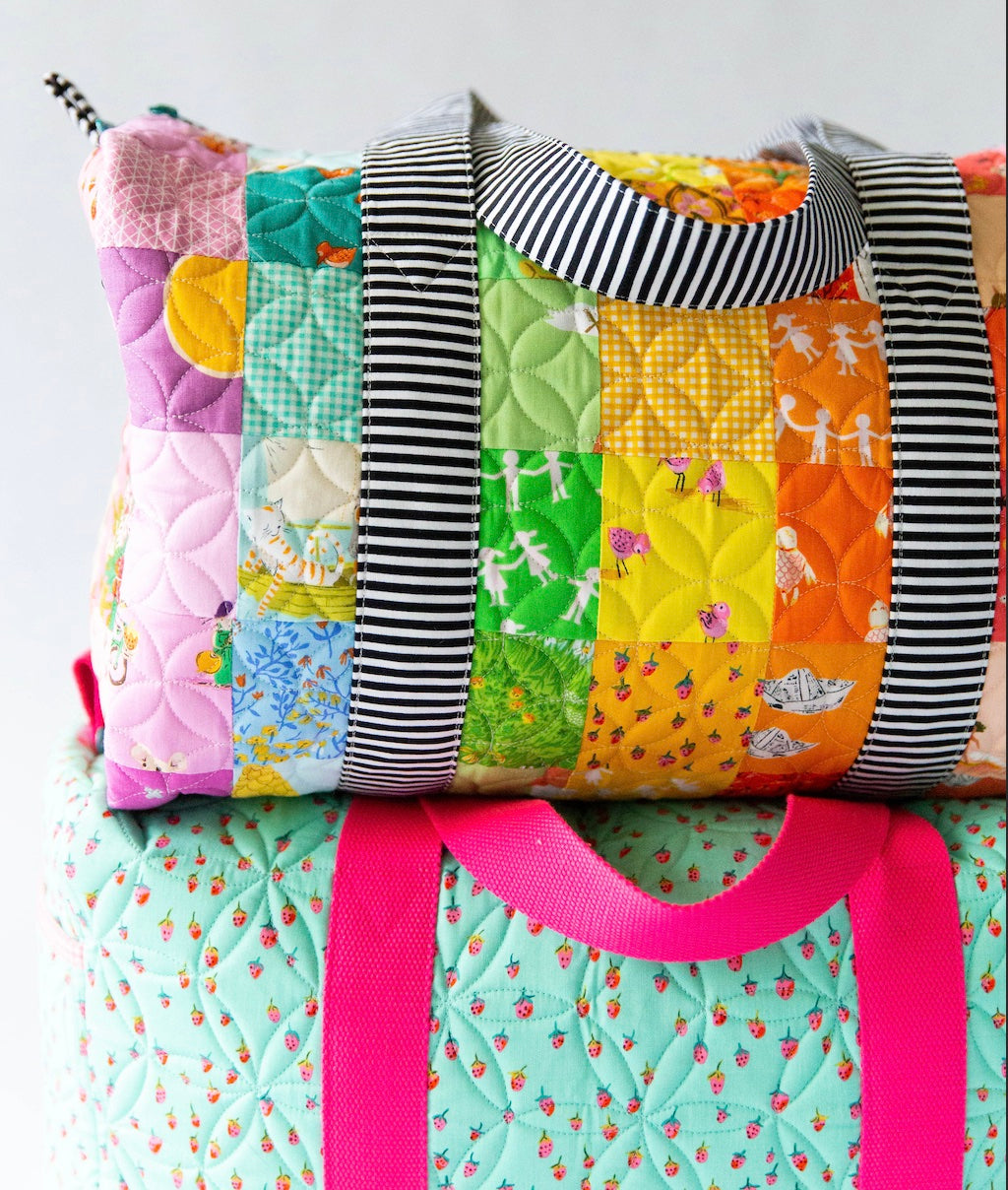 Mini Patchwork Duffle Pattern - Knot and Thread Design – Rainbow Stash