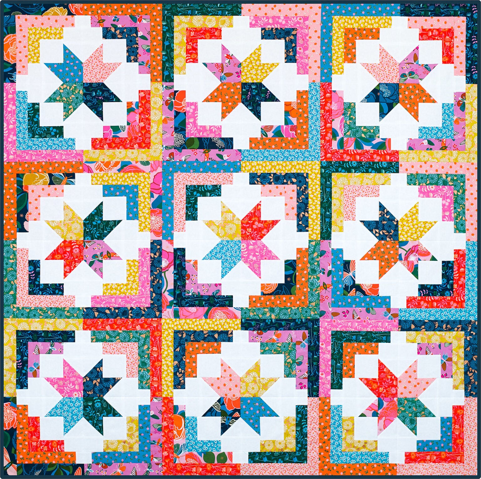 Cozy Cabin Quilt Pattern - Modernly Morgan
