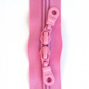 Zipper 30” Cyclamen Double Pull - ABQ Designs