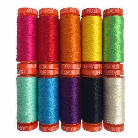Aurifil Boxed Set - Proud and About Thread 10 x Small Spools