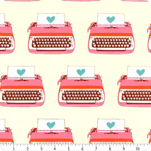 Darlings Typewriter Buttercream - Collaborative Collection RSS