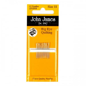 John James Big Eye Quilting needles